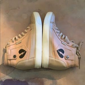 Fiorucci Size 9 Pink Wedge Sneakers